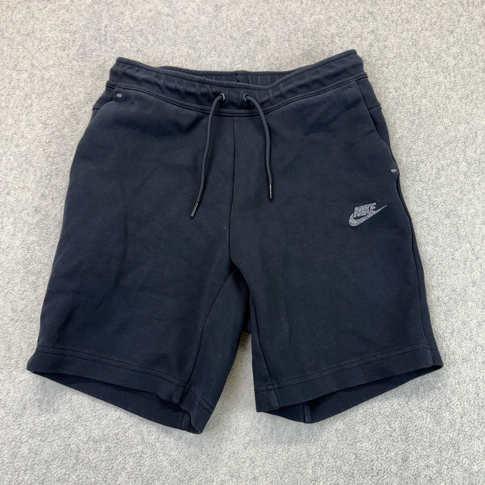 Nike Sportswear Tech Fleece Revival Men's Shorts Black Reflective Size Small